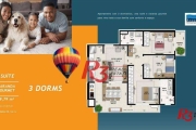 Apartamento com 3 dormitórios à venda, 89 m² por R$ 1.116.000,00 - Encruzilhada - Santos/SP