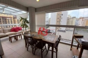 Apartamento Duplex com 2 suítes à venda, 121 m² por R$ 1.490.000 - Gonzaga - Santos/SP