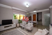 Casa com 3 dormitórios à venda, 136 m² por R$ 1.150.000,00 - Gonzaga - Santos/SP