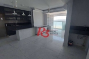 Apartamento Duplex com 3 dormitórios para alugar, 106 m² por R$ 9.175,00/mês - José Menino - Santos/SP