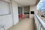 Apartamento com 3 dormitórios para alugar, 92 m² por R$ 5.000,02/mês - Ponta da Praia - Santos/SP