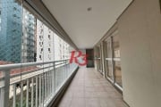 Apartamento Garden com 4 dormitórios, 147 m² - venda por R$ 1.700.000,00 ou aluguel por R$ 8.500,02/mês - Gonzaga - Santos/SP