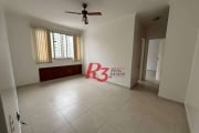 Apartamento com 1 dormitório para alugar, 57 m² por R$ 3.500,02/mês - Embaré - Santos/SP