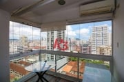 Apartamento com 1 dormitório para alugar, 47 m² por R$ 4.600,02/mês - Boqueirão - Santos/SP