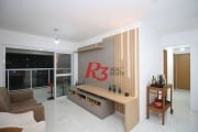 Apartamento com 3 dormitórios à venda, 99 m² por R$ 1.750.000,00 - Gonzaga - Santos/SP