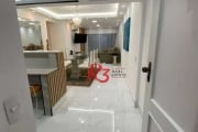 Apartamento com 2 dormitórios à venda, 120 m² por R$ 1.350.000,00 - Embaré - Santos/SP