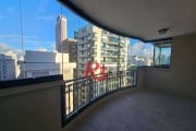 Apartamento com 3 dormitórios, 160 m² - venda por R$ 2.500.000,00 ou aluguel por R$ 14.500,00/mês - Boqueirão - Santos/SP