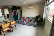 Apartamento com 2 dormitórios à venda, 75 m² por R$ 480.000,00 - Macuco - Santos/SP