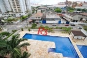 Apartamento com 3 dormitórios para alugar, 111 m² por R$ 6.800,02/mês - Ponta da Praia - Santos/SP