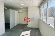 Sala, 37 m² - venda por R$ 350.000,00 ou aluguel por R$ 3.300,00/mês - Ponta da Praia - Santos/SP