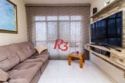 Apartamento com 2 dormitórios à venda, 84 m² por R$ 565.000,00 - Campo Grande - Santos/SP