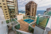 Luxuosa Cobertura Triplex à Venda na Barra da Tijuca - 4 Quartos, 2 Suítes, 370m², Varanda, Piscina - Posto 4