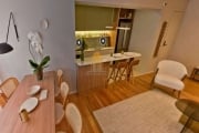 CONDOMÍNIO BARÔ HIGIENÓPOLIS - APARTAMENTO DE 50M² COM 2 DORMITÓRIOS, SALA, BANHEIRO E VAGA.