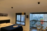 EDIFICIO UWIN BROOKLIN- APARTAMENTO DE 25m² COM 1 DORMITÓRIO , 1 BANHEIRO , VARANDA  E NÃO POSSUI VA