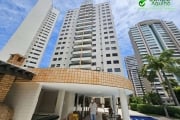 Apartamento no Bairro Cocó de 3 suítes, gabinete, 3 vagas, nascente