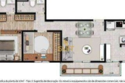 Fiori  - Apartamento com 63m², 2 Dorm (1 Suíte), 2 Vagas e Excelente Localização em Barueri/SP! Contato: Suit (11) 94584-8250