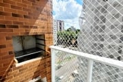 Apartamento em andar alto com ar condicionado e vaga de garagem