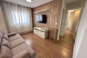 Apartamento 2 quartos com 1 suite, sacada com churrasqueira, mobiliado!