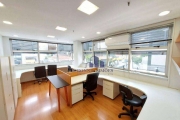 SALA COMERCIAL MOBILIADA PARA ALUGAR, 45 M², ED. IRAÍ OFFICE BUILDING, AV. IRAÍ, 3 SALAS, 2 BANHEIROS, 1 VAGA, PRÓXIMO AO METRÔ E SHOPPING IBIRAPUERA