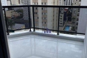 APARTAMENTO COM VARANDA PARA ALUGAR E VENDER, 56 M², MOEMA, ED. WALDORF, AVENIDA IRAI, 2 DORMITÓRIOS, 1 SUÍTE, SALA, 2 BANHEIROS, 1 VAGA