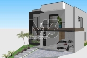 Sobrado à venda em Valinhos, Residencial Santa Maria, com 3 suítes, com 215 m²