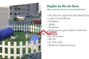 Apartamento com 2 dormitórios à venda, 46 m² por R$ 224.000,00 - Rio do Ouro - São Gonçalo/RJ