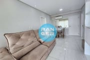 Apartamento com 1 dormitório para alugar, 57 m² por R$ 6.001,00/mês - Gonzaga - Santos/SP