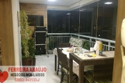 Apartamento Varanda Gourmet 108m² 3 dormitórios 1 suíte Quartier Vila Mascote