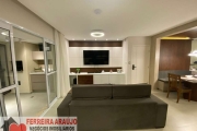 APARTAMENTO MOBILIADO COM VARANDA GOURMET NO PÁTIO FIGUEIRA VILA MASCOTE !