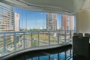 Apartamento em alphaville com 53m² mobiliado único