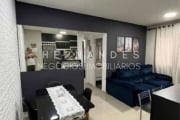 Apartamento à venda no Centro de Barueri-SP: 2 quartos, 2 salas, 1 banheiro, 1 vaga de garagem, 51m² de área.