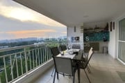 Apartamento de luxo no Centro Empresarial Tamboré em Santana de Parnaíba-SP: 3 quartos, 3 suítes, 3 salas, 4 banheiros, 3 vagas, 158m².