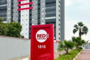 Apartamento para locação de 1 quarto todo mobiliado no Edifício RED em Sorocaba. 45 m2 de área com 2 camas, sofá, cozinha completa, ar condicionado, utensilio