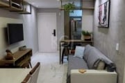 Belíssimo apartamento com 02 dormitórios no Condomínio Porto São Gabriel.    &lt;BR&gt;Apartamento finamente decorado com layout moderno, com 44,32 m² de área privativa, com duas vistas permanentes, l