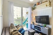 Apartamento de 2 quartos, com suíte, churrasqueira, vaga escruturada, infra comp