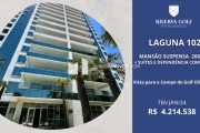 Riserva Golf Vista Mare Residenziale, Ed. Laguna, apartamentos à venda com 4 suítes (1 master com closet), 266,88m², 4 vgs, dep, 2 varandas, alto luxo