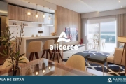 Excelente apartamento 2 d com suíte e terraço, em ótima localização em Barreiros - São José - SC