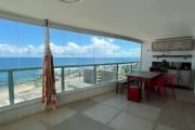 Apartamento a venda no terrazzo ondina com 2 suites reformado 2 vagas vista mar