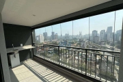 Apartamento novo com varanda gourmet com vista para a Ponte Estaiada, 2 suítes. 94m² no Brooklin - Agende sua visita!!