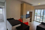 Excelente localização na divisa do Brooklin c/ Vila Olímpia - Mobiliado, 1 dorm, 1 vaga - lazer - Agende sua Visita!!!