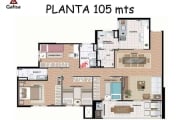 Apartamento com 4 dormitórios, 105 m² - venda por R$ 950.000 ou aluguel por R$ 6.500/mês - Jardim Tupanci - Barueri/SP