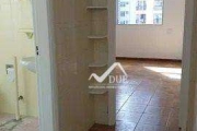 Apartamento de 1 dormitório na orla da praia com vga de garagem, bicicletario e elevador, à venda, 37 m² por R$ 255.000 - José Menino - Santos/SP