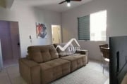 Apartamento com 1 dormitório com vista mar, andar alto e porteira fechada.  Na quadra da praia. Amplo. 56m2, à venda