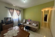 Apartamento com 2 dormitórios, em predinho na Rua Carlos  Gomes, 1° andar lateral, à venda, 75 m² por R$ 350.000 - Marapé - Santos/SP