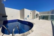 Cobertura duplex com 3 suites, 3 vagas, piscina e area gourmet com vista mar Canto do Forte PG