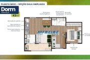 Apartamento com 1 dormitório à venda, 43 m² por R$ 366.700,00 - Campestre - Santo André/SP