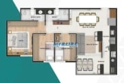 Apartamento com 3 dormitórios à venda, 64 m² por R$ 618.000,00 - Vila Assunção - Santo André/SP