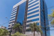 Vende sala comercial Edifício Antares Center no bairro Auxiliadora de frente para Av. Carlos Gomes esquina com a Rua  Campos Sales .São 45,28 m² privativos, com forro em gesso , luminárias, ar condici