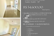 Apartamento à venda em Santo André-SP: 2 quartos, 1 sala, 1 banheiro, 1 vaga de garagem, 48m² no Jardim Santo André!