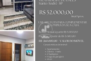 Apartamento de 49m² à venda na Vila Príncipe de Gales, Santo André-SP: 2 quartos, 1 suíte, 2 banheiros e 1 vaga.